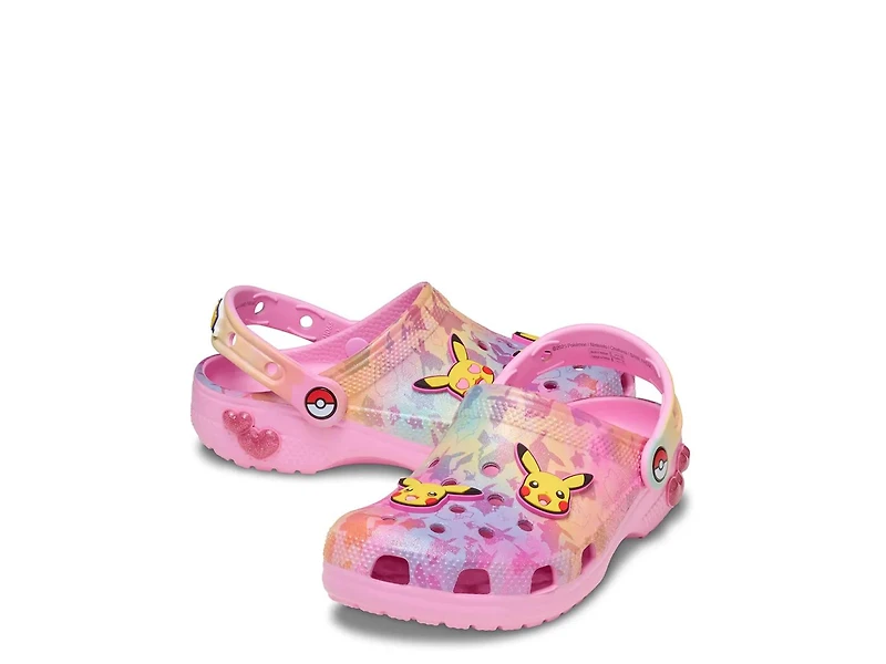Pokemon Pikachu Pink Classic Clog - Kids'