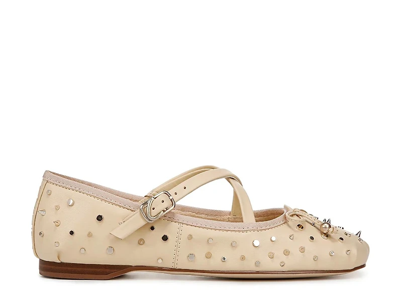 Zuri Stud Ballet Flat