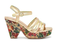 Olive Platform Sandal