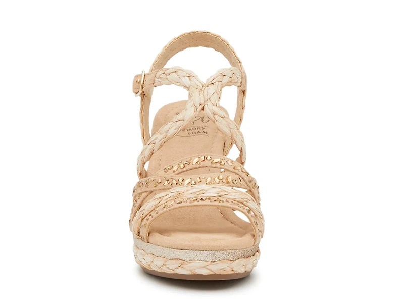 Odette Wedge Sandal