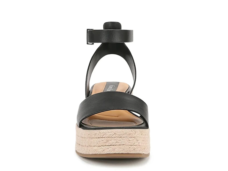 Terry Wedge Sandal