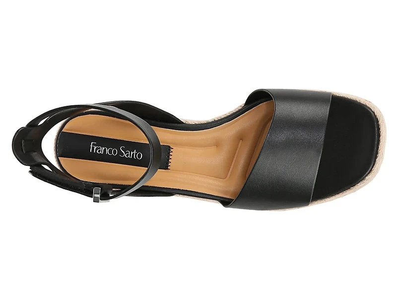 Terry Wedge Sandal