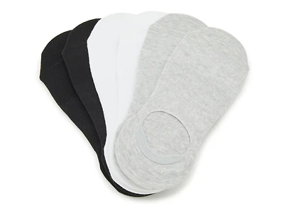 Compression L-Shape Women's No Show Liners - 6 Pack