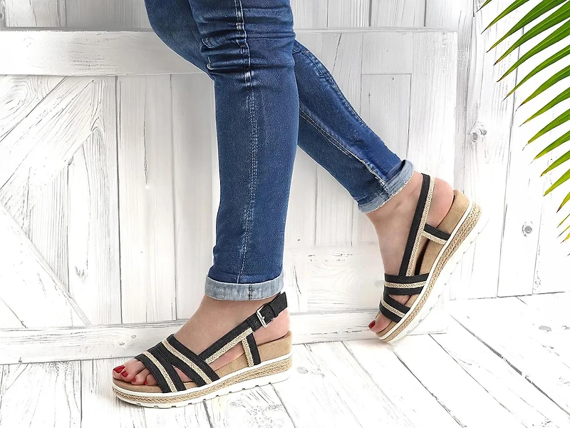 Mel Wedge Sandal