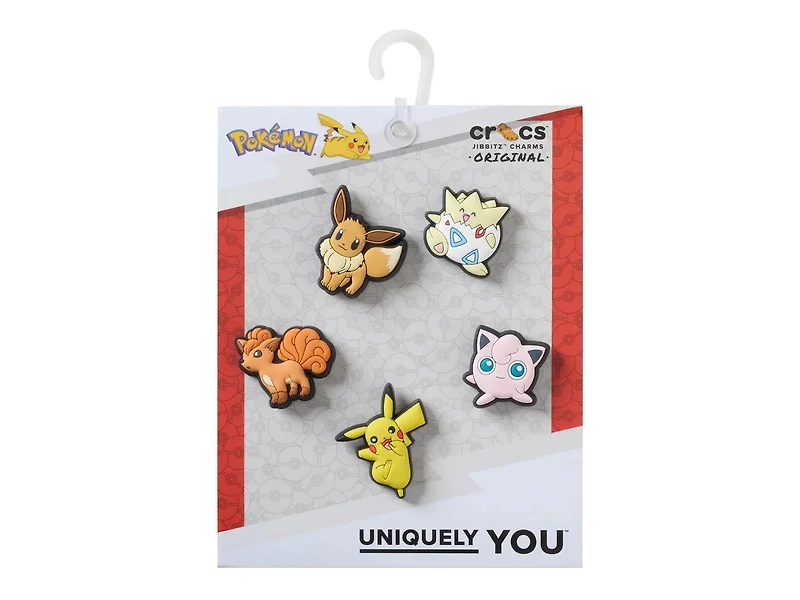 Pokemon Characters Jibbitz Set - 5 Pack