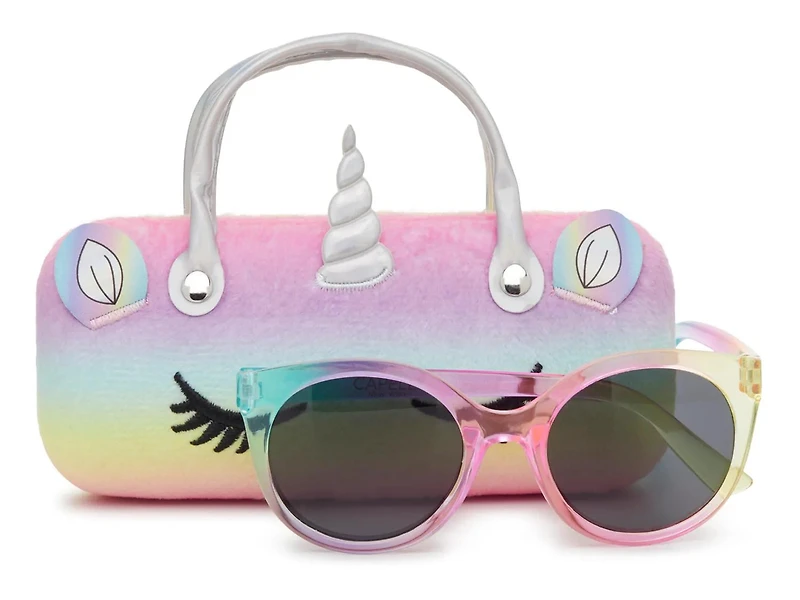 Unicorn Kids' Sunglasses & Hard Case Set