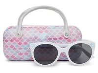 Mermaid Kids' Sunglasses & Hard Case Set