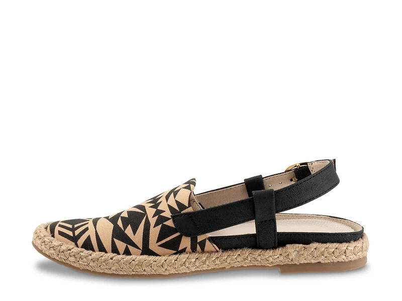 Paisley Espadrille Flat