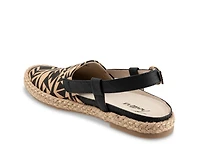 Paisley Espadrille Flat