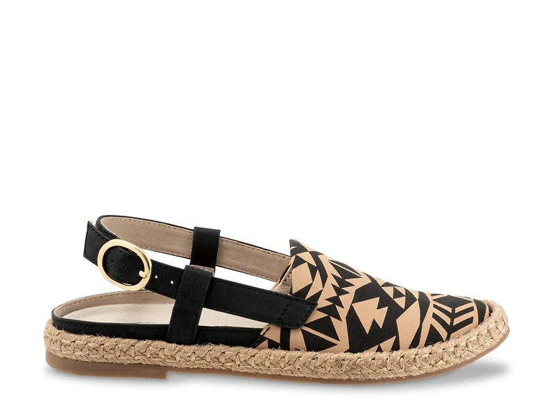 Paisley Espadrille Flat