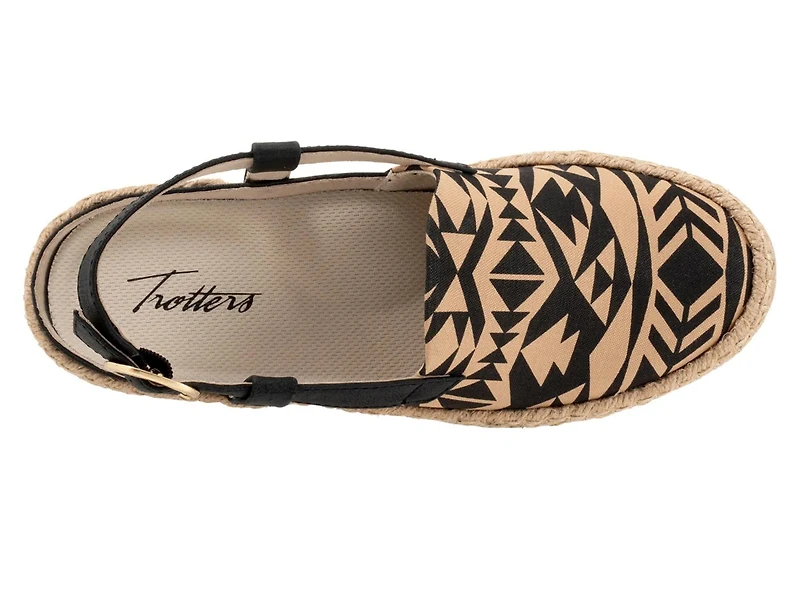 Paisley Espadrille Flat
