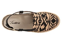 Paisley Espadrille Flat