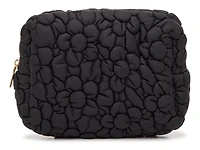 Floral Nylon Zip Pouch