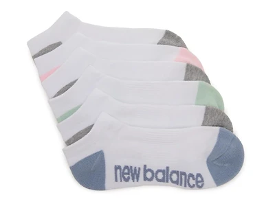Cushioned No Show Socks - 6 Pack