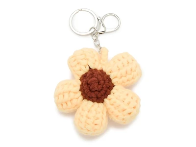 Crochet Flower Bag Charm