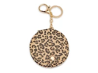 Leopard Mirror Bag Charm