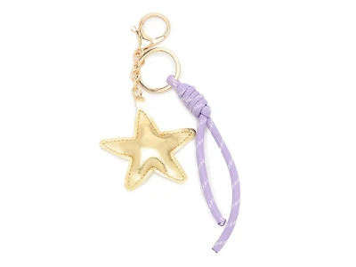 Purple Bungee Bag Charm