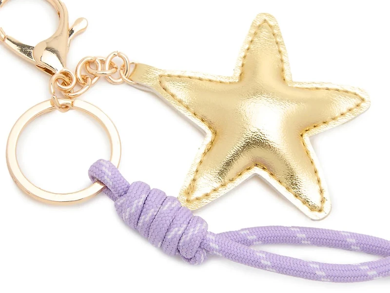 Purple Bungee Bag Charm