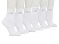 Cushioned Women's Quarter Socks - 6 Pack