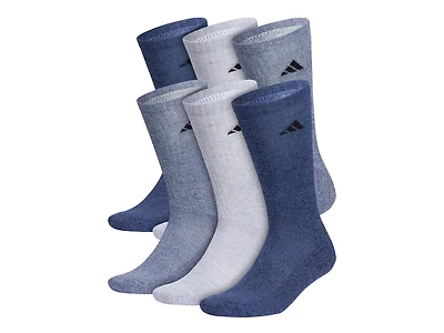 Athletic Cushioned Men's Crew Socks - 6 Pack