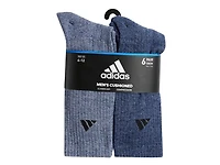 Athletic Cushioned Men's Crew Socks - 6 Pack