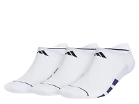 All Day Training Men's No Show Socks - 3 Pack