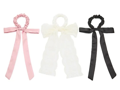 Multi Bow Scrunchies - 3 Pack