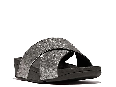 Lulu Glitterdust Wedge Sandal