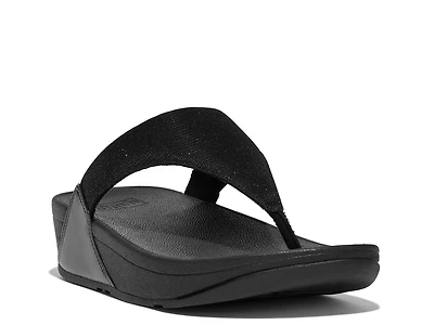 Lulu Shimmerlux Wedge Sandal