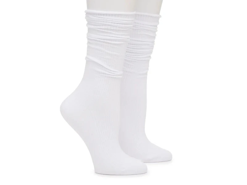 Ribbed Slouch Women's Crew Socks