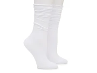 Ribbed Slouch Women's Crew Socks