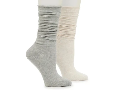 Ribbed Slouch Women's Crew Socks