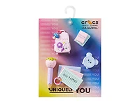 Girly Back-to-School Jibbitz Set - 5 Pack