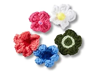 Crochet Floral Jibbitz Set - 5 Pack