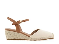 Real Espadrille Wedge Pump