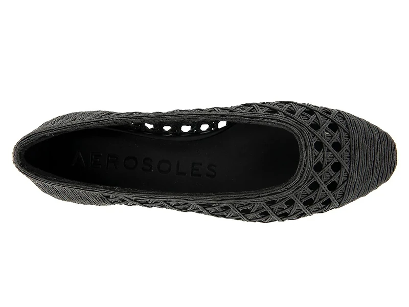 Arno Raffia Ballet Flat