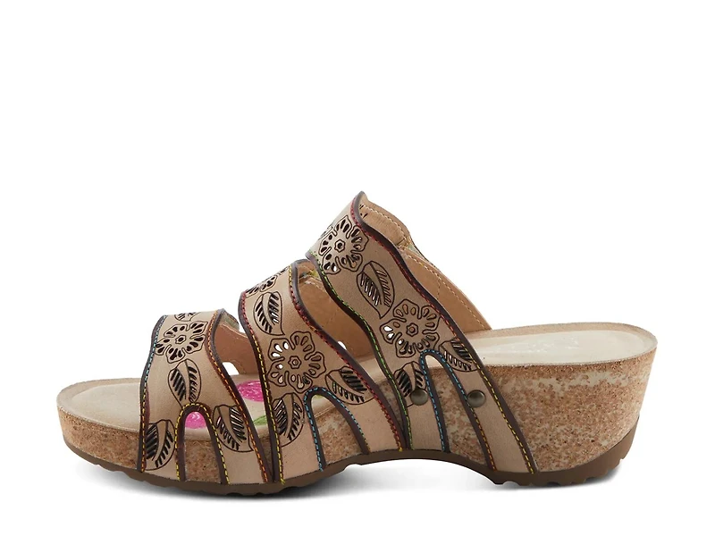 Carbone Wedge Sandal