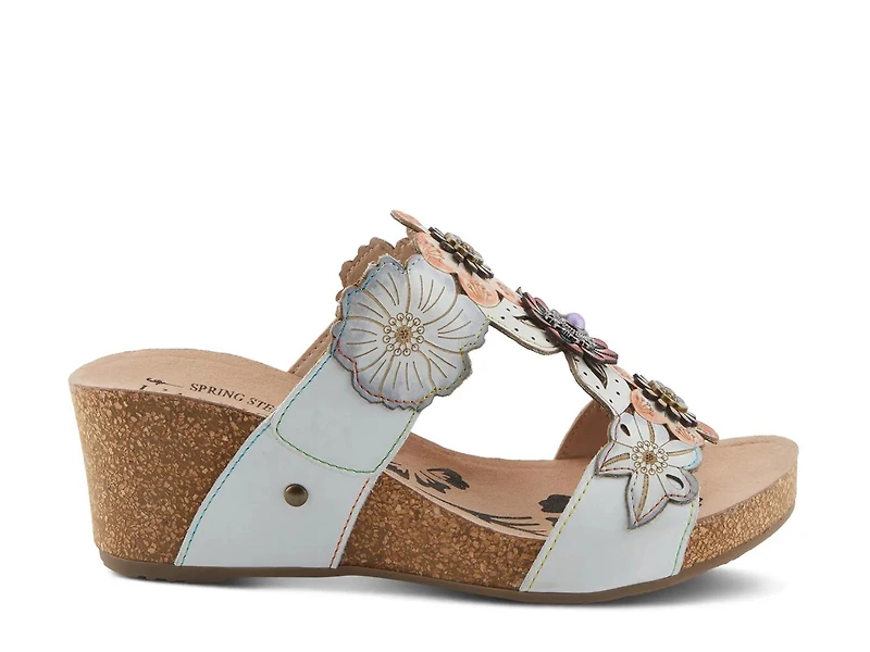 Pretty Petals Wedge Sandal