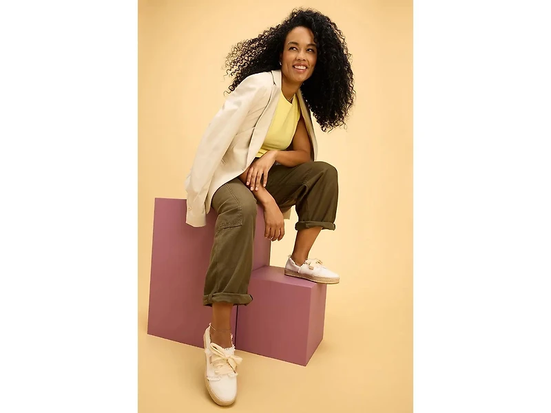 Carolina Lace Up Platform Espadrille Sneaker