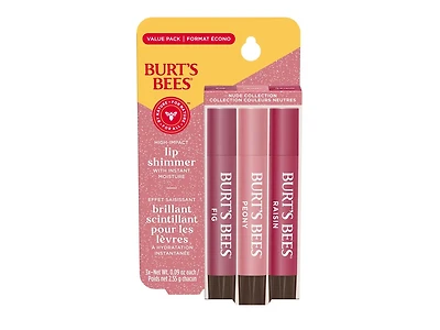 Nude Collection Lip Shimmer Set - 3 Pack