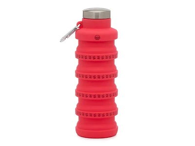 Collapsible 17-Oz. Cherry Print Water Bottle