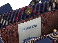 Small Knit Check Tote