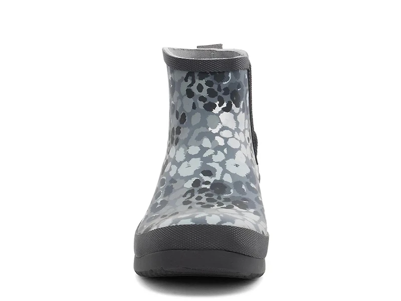 Leopard Print Waterproof Rain Boot - Women's