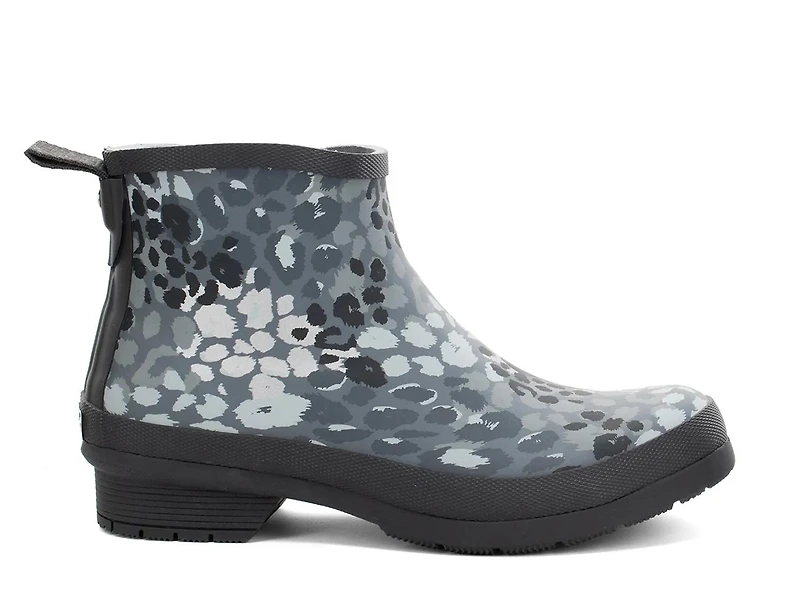 Leopard Print Waterproof Rain Boot - Women's
