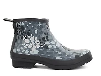 Leopard Print Waterproof Rain Boot - Women's
