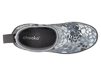 Leopard Print Waterproof Rain Boot - Women's