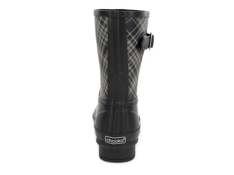 Blair Plaid Waterproof Rain Boot - Women's