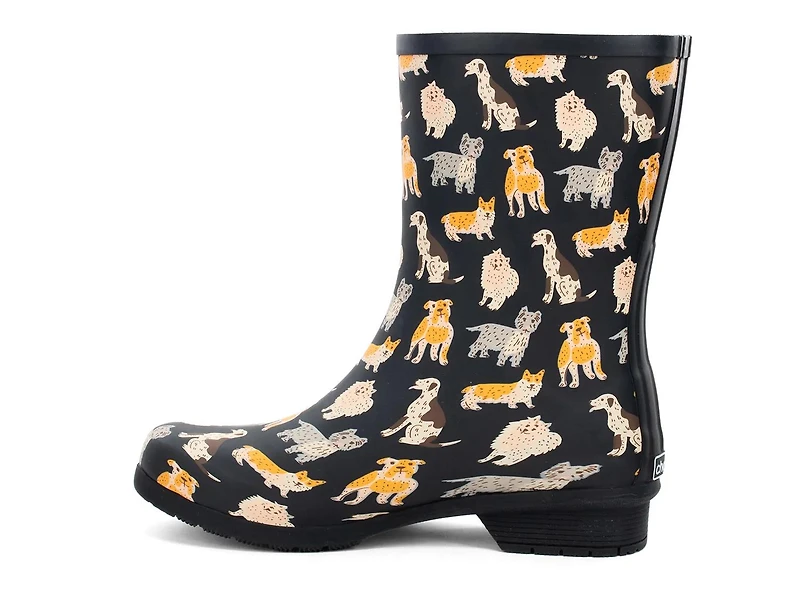 Printed Dog Classic Mid Rain Boot