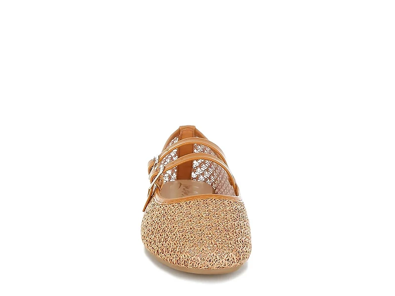 Warena Mary Jane Ballet Flat