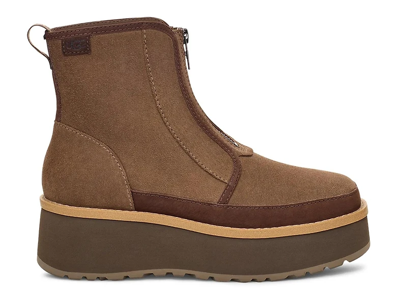 Cityfunc Zip Water-Resistant Platform Bootie